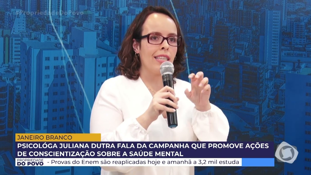 Janeiro Branco: Rede Humaitá entrevista Dra. Juliana Dutra