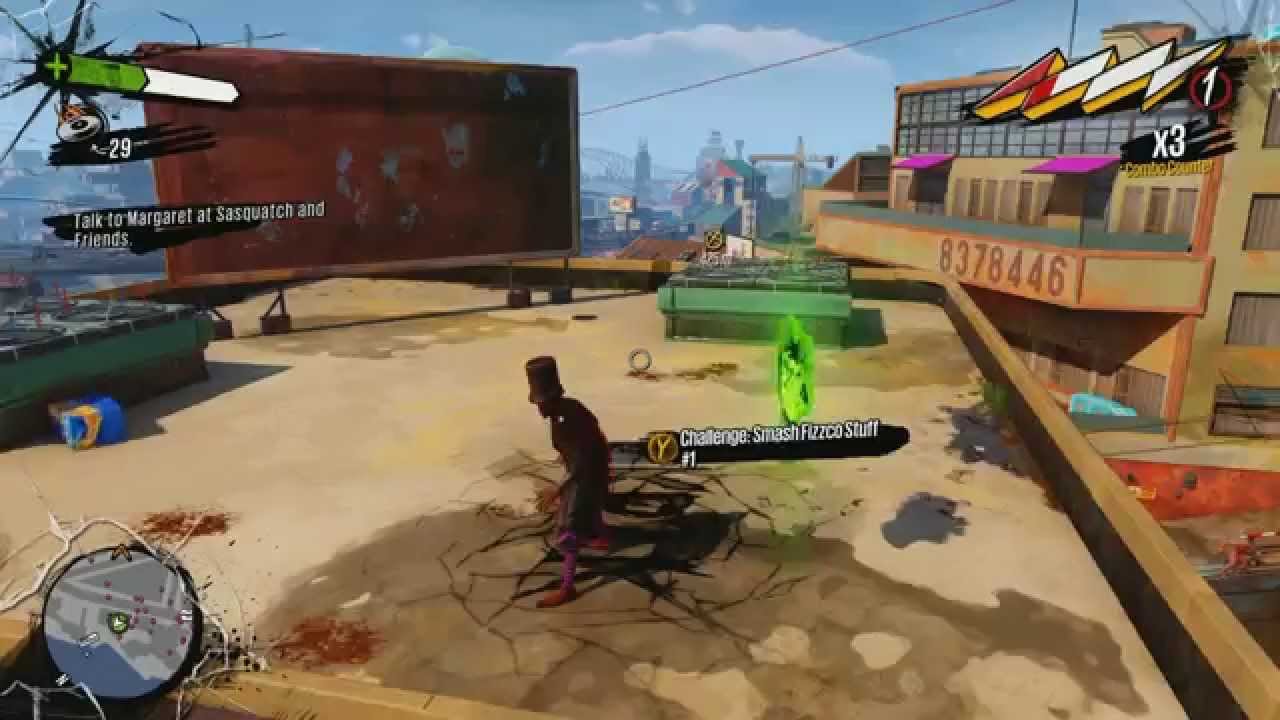 Fizzco Rifle Bot Sunset Overdrive - Smash Fizzco Stuff Challenge #1 - YouTube