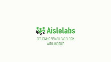 Splash Login Journey: Email-based Returning Login on Android - Aislelabs Connect