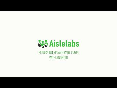 Splash Login Journey: Email-based Returning Login on Android - Aislelabs Connect