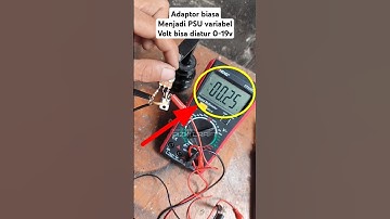 the idea of ​​modifying the fixed Adapter to be variable 0-19V #short #tutorial #idea