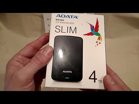 Внешний HDD ADATA 4TB USB 3.1 (AHV320-4TU31-CBK) в Баку / Bakida