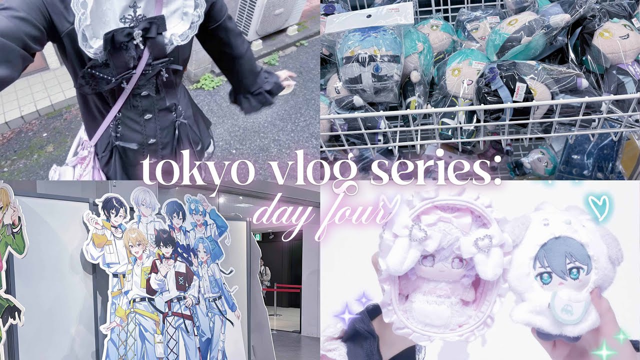 Tokyo Vlog 🐾 | Shop with me in Ikebukuro! TWST, Doujins, BSD, Arcade - Day 4