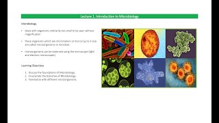 Full Lecture 1. Introduction to Microbiology News