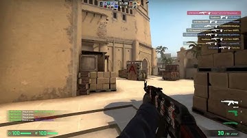 csgo gameplay with electric input lag 2.2k elo