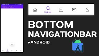 How To create Bottom Navigation Bar Android ?? || Custom bottom navigation (Hindi)