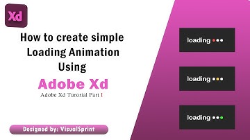 How to create simple loading animation using Adobe Xd? (Xd tutorial part I)