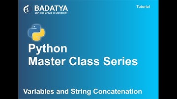 Python Tutorial: Variables and String Concatenation in Hindi
