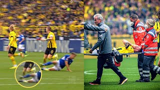 Marco Reus Horrible Injury vs Schalke | Borussia Dortmund vs Schalke | Revierderby | Florian Flick |