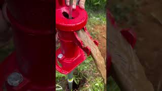 Installing a off grid hand pump well