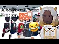 10 people vs 1 woman on recroom  sini