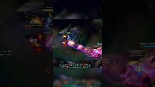 Vex and Shaco sharing food, so cute