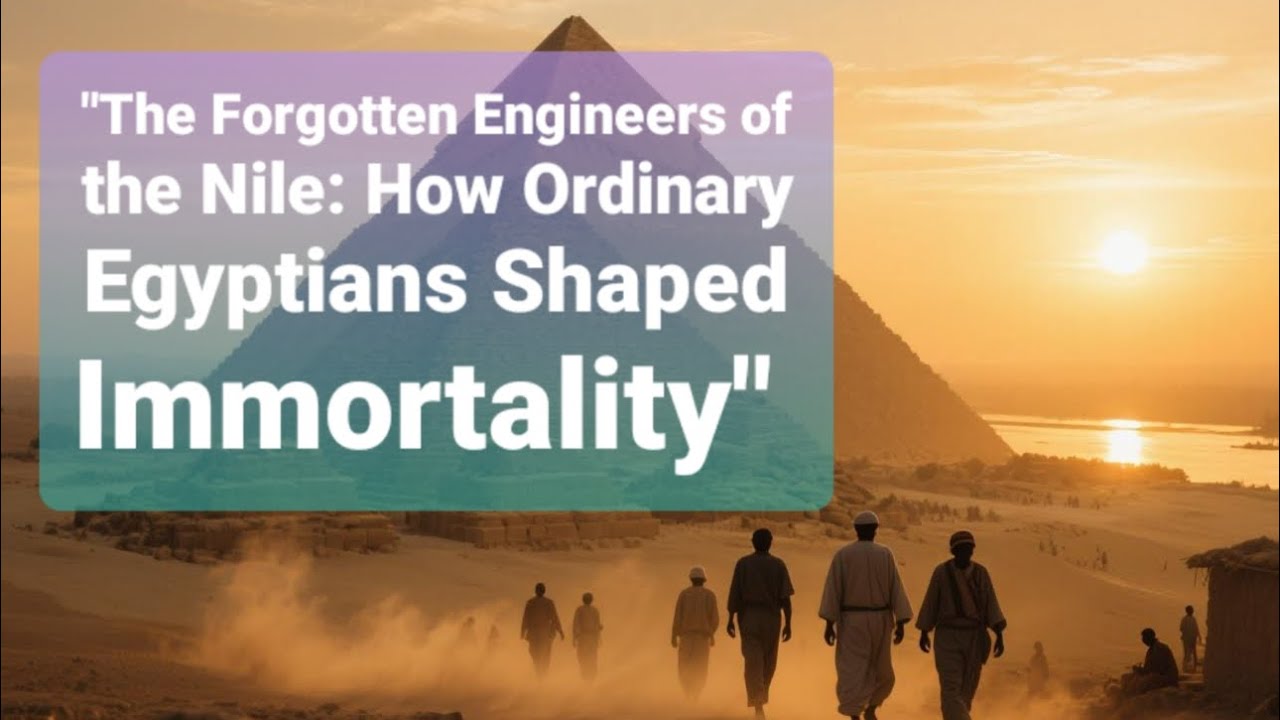 "The Forgotten Engineers of the Nile