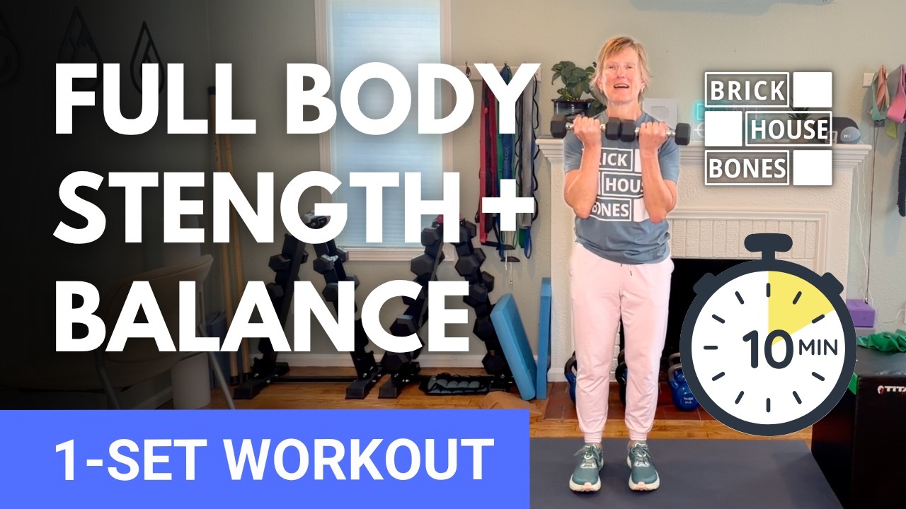 Full Body Strength & Dynamic Balance | 1-Set Workout - Beyond Beginner ...