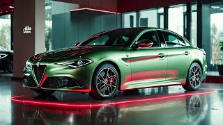 2025 Alfa Romeo Giulia Revealed - Turbocharged Options & Aggressive Front Fascia!