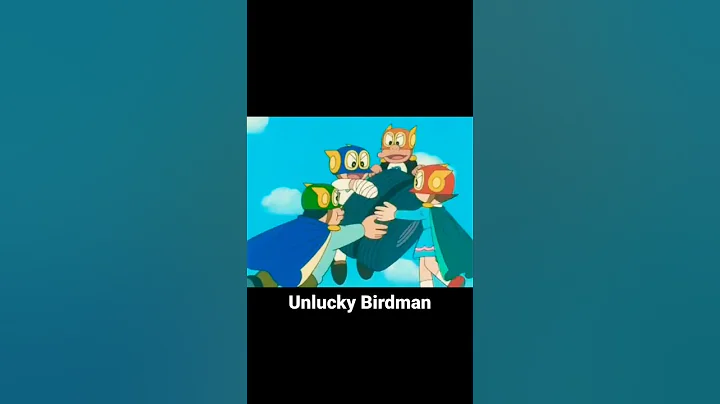Unlucky Birdman got hit by Perman's Yoyo! 😂😂#Perman #Pako #パーマン