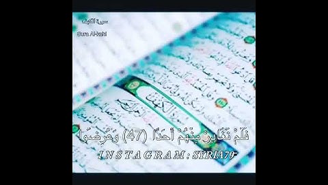 المال والبنون زينة الحياة الدنيا 💔😙ارح سمعك تلاوة خاشعة😴😴