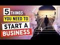 Starting a New Business ❓ 5 Things you must know before you start [ 63% people don&#39;t do #3 ]