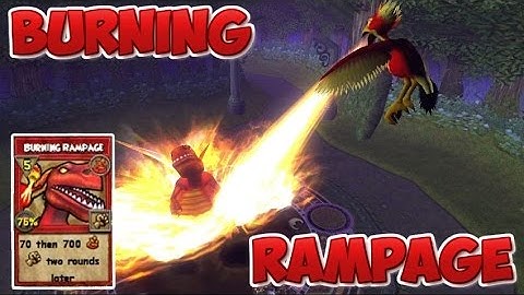 Wizard101: Burning Rampage (New Fire Spell) -Test Realm-