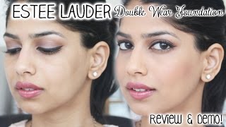 Estee Lauder Double Wear Foundation: Review & Demo! | Arshia's Makeup