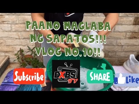 Paano Maglaba ng Sapatos Vlog No.10