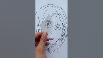 How To Draw The Other Eye 👁️✨#shorts #drawing #easydrawing