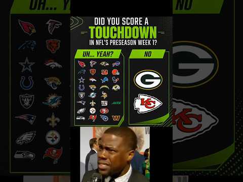 Only two teams failed to find the end zone in Week 1 of the preseason: the Packers and Chiefs. π#NFL