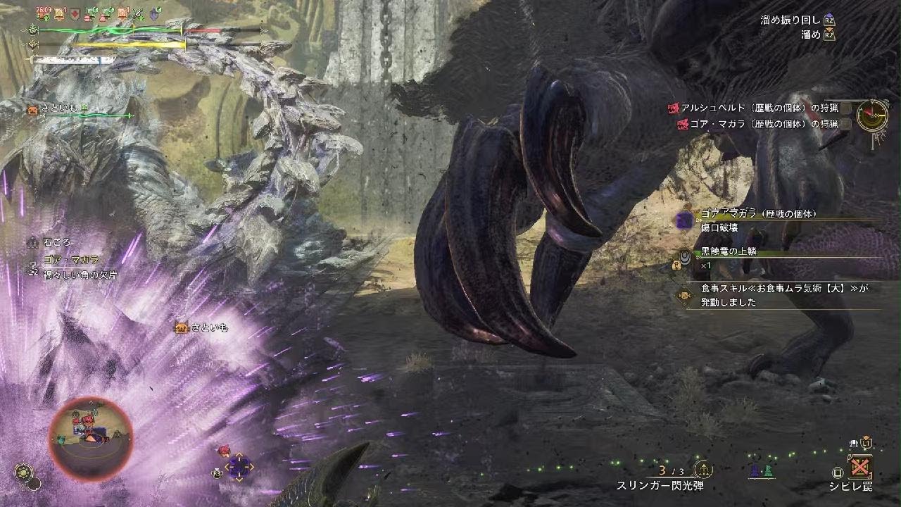 モンハンワイルズ】勝手に争え！！！竜谷の歴戦アルシュベルドとゴア