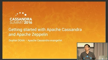 Getting Started with Apache Cassandra and Apache Zeppelin (DuyHai DOAN, DataStax) | C* Summit 2016