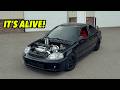 FIRST START ON MY TURBO HONDA CIVIC 