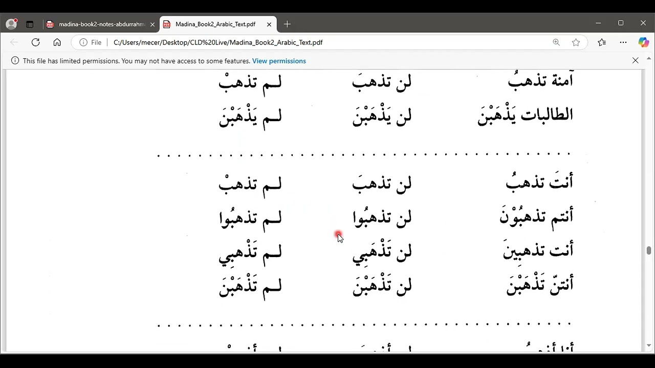 Book 2 Medinah Arabic 16