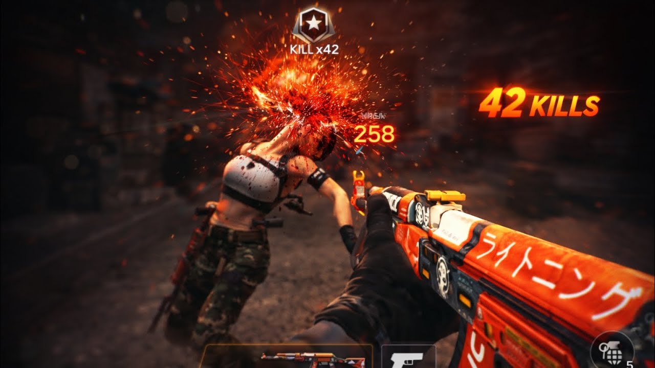 FPS Strike Ops Modern Arena| 42 Kills Anime| Android Gameplay 