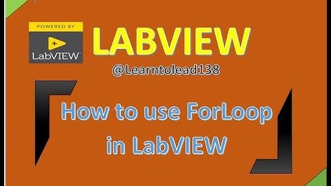 Using Loops in LabVIEW