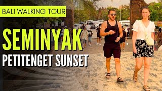 Download Lagu Seminyak Bali Walking Tour at Sunset 🌅 | Seminyak Beach \u0026 Petitenget Street | Real Time MP3