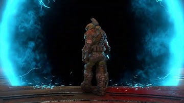 DOOM Eternal - Killing Deag Grav the third hell priest Cutscene (1080p 60fps)