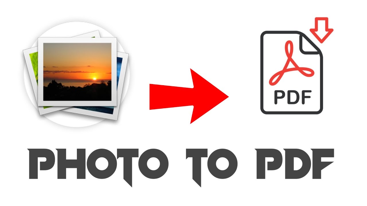 Photo to pdf converter - YouTube