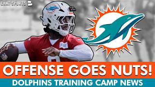 🚨Dolphins Offense EXPLODES! Miami Dolphins Training Camp Weekend Update + News