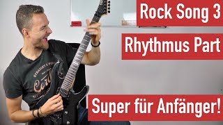 E-Gitarre lernen - Rock Song 3 - Rhythmus Part - Rock Riffs lernen | Guitar Master Plan - 80's & 90's Rock Playlist  | Vevo Rock songs Billboards Best Rock