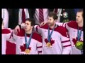 National anthem of canada after winning the gold medal during olympic gamempg
