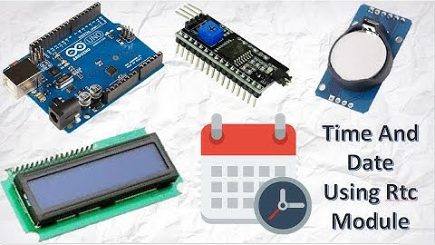 Displaying Time And Date On 16x2 Lcd Display Using RTC Module