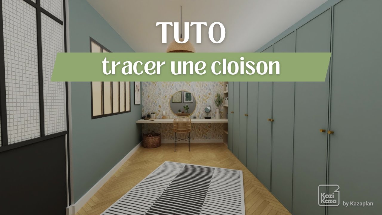 Tutoriel Tracer Une Cloison Sur L outil De Plan 3D De Kozikaza Tutoriel tracer une cloison sur l outil de plan 3d de kozikaza