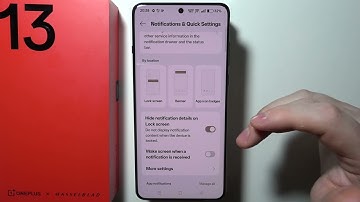 OnePlus 13: How to Hide Lock Screen Notifications