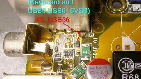 USB Device Over Current Status Detected (P5K SE) -Mainboard repair