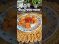 Crispy Potato Flower Recipe #tasteofindia #foodie #recipe #potatorecipes #exploremore #shorts #khana