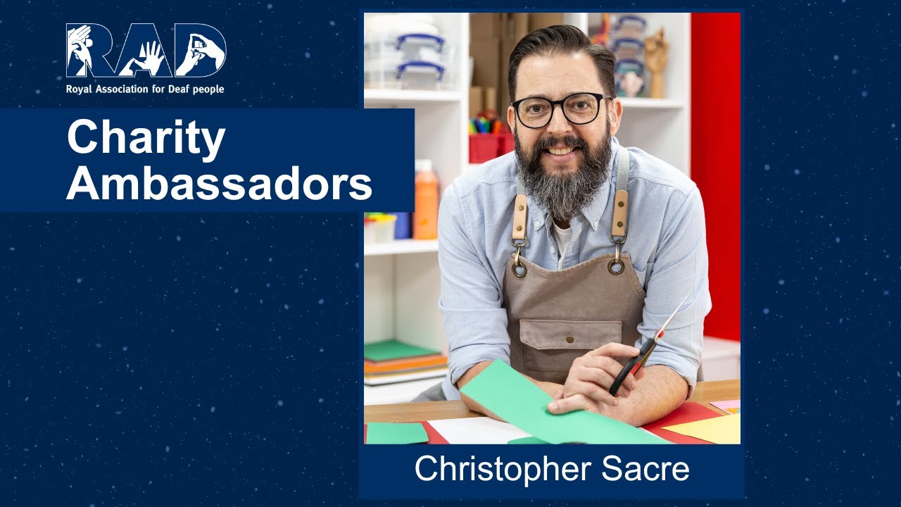 RAD Charity ambassador: Christopher Sacre