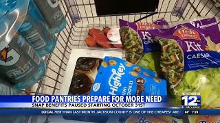 Food pantries prepare for increased need as snap benefits are paused