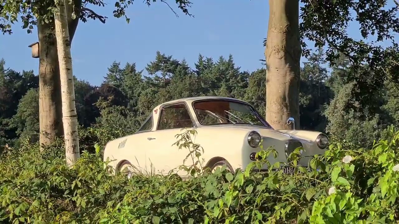 Unique and very rare car, this Goggomobile TS250, driving is fun!