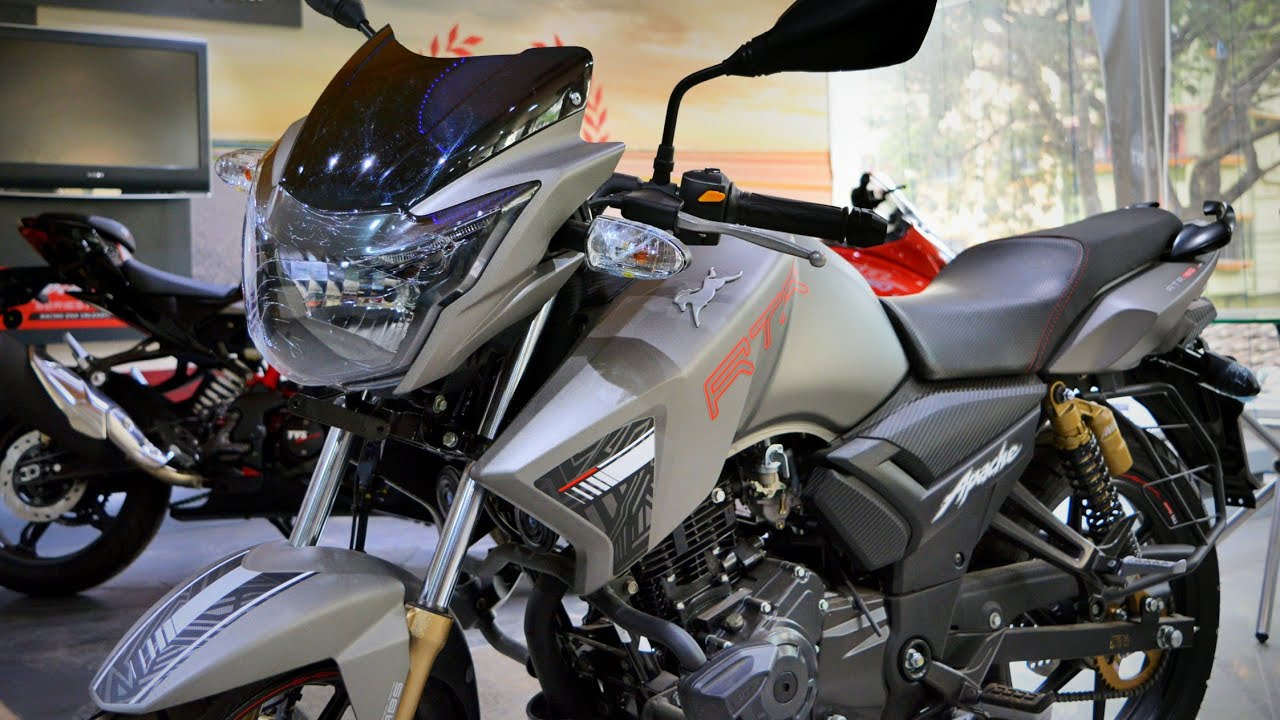 Tvs Apache Rtr 180 Abs New Matte Grey Detailed Review
