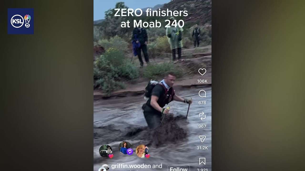 Moab 240 ultramarathon runner describes rain, flooding, strong winds canceling race