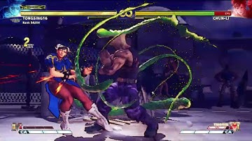 STREET FIGHTER 5 CHAMPION EDITION GUILE UPDATE  REMIX COMBO CORNER DAMAGE ( TRAINING MODE )